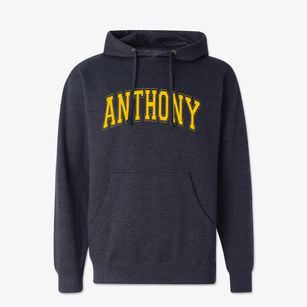 Anthony Kansas Varsity Cotton Hoodie Sweatshirt