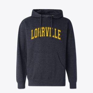 Lohrville Wisconsin Varsity Cotton Hoodie Sweatshirt