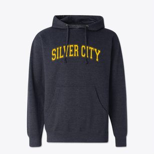 Silver City Iowa Varsity Cotton Hoodie Sweatshirt