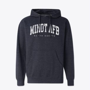 Minot Afb North Dakota Urban Vibe Cotton Hoodie Sweatshirt