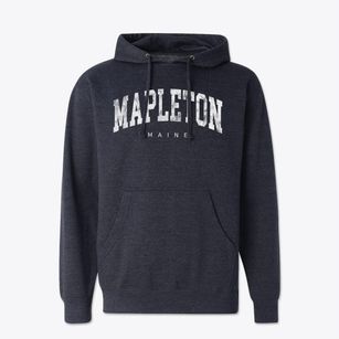 Mapleton Maine Urban Vibe Cotton Hoodie Sweatshirt