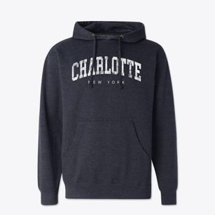 Charlotte New York Urban Vibe Cotton Hoodie Sweatshirt