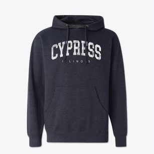 Cypress Illinois Urban Vibe Cotton Hoodie Sweatshirt