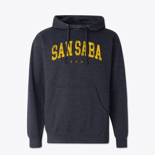 San Saba Texas Urban Vibe Cotton Hoodie Sweatshirt