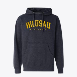 Wausau Wisconsin Urban Vibe Cotton Hoodie Sweatshirt