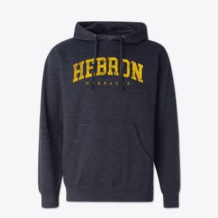 Hebron Nebraska Urban Vibe Cotton Hoodie Sweatshirt