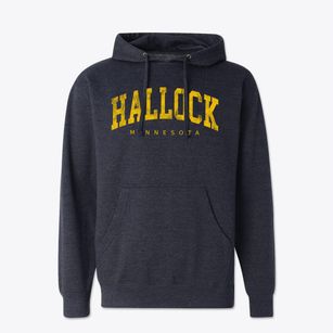 Hallock Minnesota Urban Vibe Cotton Hoodie Sweatshirt