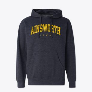 Ainsworth Iowa Urban Vibe Cotton Hoodie Sweatshirt