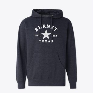 Burnet Texas Star Cotton Hoodie Sweatshirt