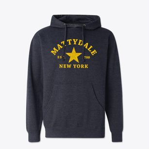 Mattydale New York Star Cotton Hoodie Sweatshirt