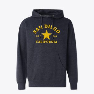 San Diego California Star Cotton Hoodie Sweatshirt