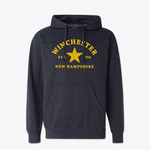 Winchester New Hampshire Star Cotton Hoodie Sweatshirt