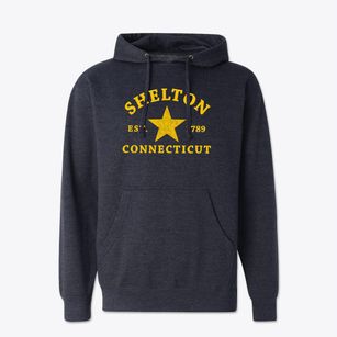 Shelton Connecticut Star Cotton Hoodie Sweatshirt