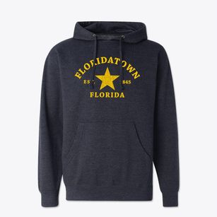 Floridatown Florida Star Cotton Hoodie Sweatshirt