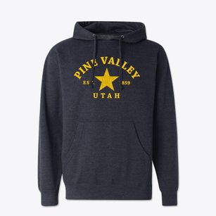 Pine Valley Utah Star Cotton Hoodie Sweatshirt