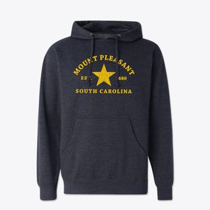 Mount Pleasant South Carolina Star Cotton Hoodie Sweatshirt