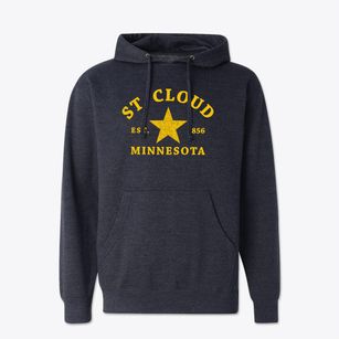 St. Cloud Minnesota Star Cotton Hoodie Sweatshirt