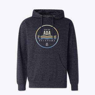 Ada Oklahoma Color Fade Cotton Hoodie Sweatshirt