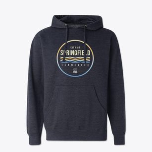 Springfield Tennessee Color Fade Cotton Hoodie Sweatshirt