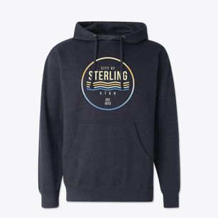 Sterling Utah Color Fade Cotton Hoodie Sweatshirt