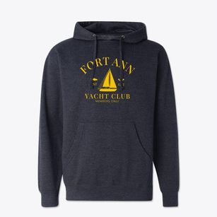 Fort Ann New York Yacht Club Cotton Hoodie Sweatshirt