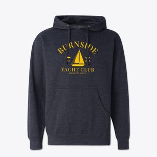 Burnside Wisconsin Yacht Club Cotton Hoodie Sweatshirt