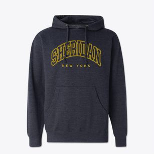 Sheridan New York Inline Cotton Hoodie Sweatshirt