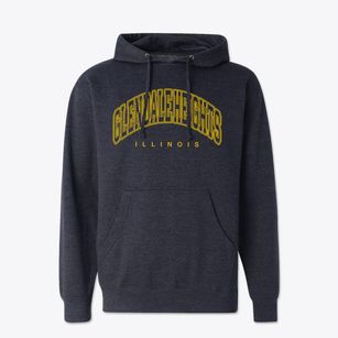 Glendale Heights Illinois Inline Cotton Hoodie Sweatshirt