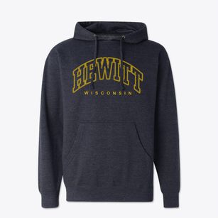 Hewitt Wisconsin Inline Cotton Hoodie Sweatshirt