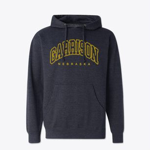 Garrison Nebraska Inline Cotton Hoodie Sweatshirt