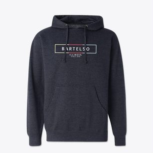 Bartelso Illinois Artbox Cotton Hoodie Sweatshirt