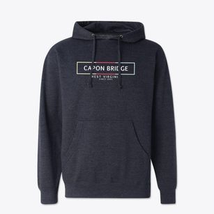 Capon Bridge West Virginia Artbox Cotton Hoodie Sweatshirt