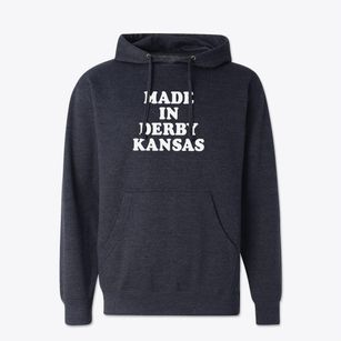 Derby Kansas Classic 70s Cotton Hoodie Sweatshirt