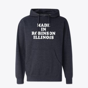 Robinson Illinois Classic 70s Cotton Hoodie Sweatshirt