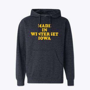 Winterset Iowa Classic 70s Cotton Hoodie Sweatshirt