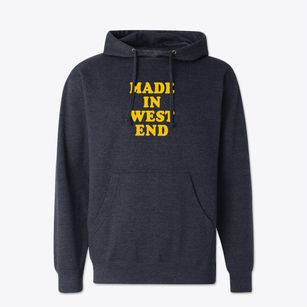 West End New York Classic 70s Cotton Hoodie Sweatshirt