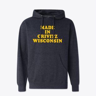 Crivitz Wisconsin Classic 70s Cotton Hoodie Sweatshirt