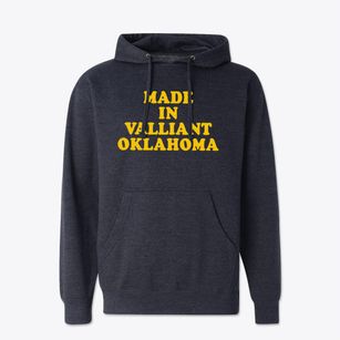 Valliant Oklahoma Classic 70s Cotton Hoodie Sweatshirt
