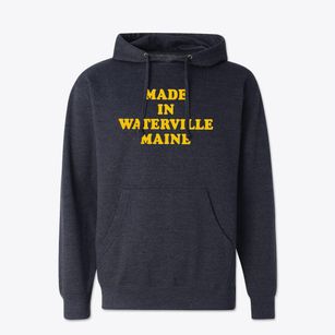 Waterville Maine Classic 70s Cotton Hoodie Sweatshirt