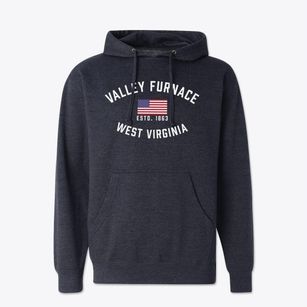 Valley Furnace West Virginia Patriot Cotton Hoodie Sweatshirt