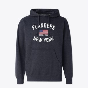 Flanders New York Patriot Cotton Hoodie Sweatshirt