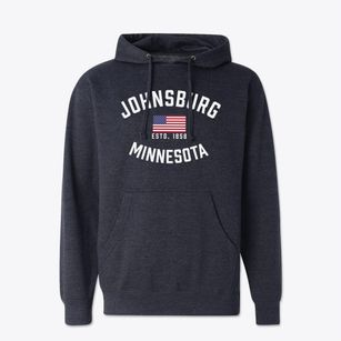 Johnsburg Minnesota Patriot Cotton Hoodie Sweatshirt