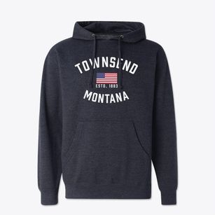 Townsend Montana Patriot Cotton Hoodie Sweatshirt