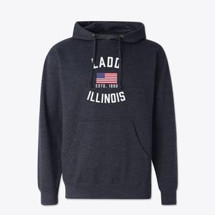 Ladd Illinois Patriot Cotton Hoodie Sweatshirt