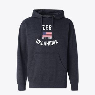 Zeb Oklahoma Patriot Cotton Hoodie Sweatshirt