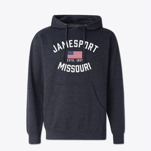 Jamesport Missouri Patriot Cotton Hoodie Sweatshirt
