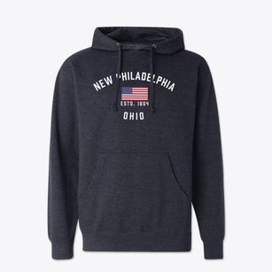 New Philadelphia Ohio Patriot Cotton Hoodie Sweatshirt