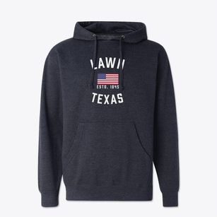 Lawn Texas Patriot Cotton Hoodie Sweatshirt