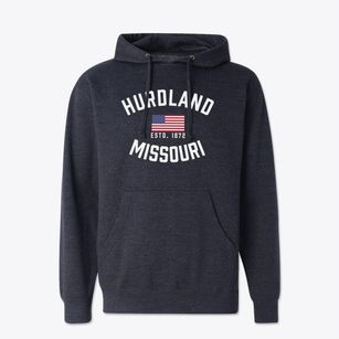 Hurdland Missouri Patriot Cotton Hoodie Sweatshirt