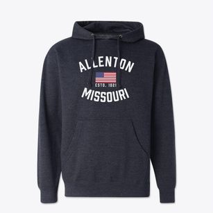 Allenton Missouri Patriot Cotton Hoodie Sweatshirt